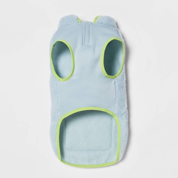 Sherpa Dog & Cat Vest Gray Aqua XS Boots & Barkley - Picture 2 of 4